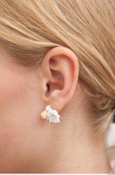 Ear Woman White Jewel Average